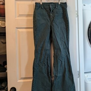 American Eagle Outfitters Teal Flare Jeans